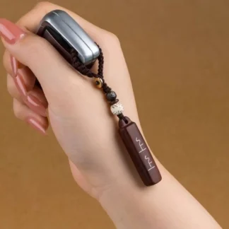 Accesorios buena suerte llavero de palisandro símbolo de estilo chino llavero de coche decoración Cultural teléfono móvil encanto mujeres