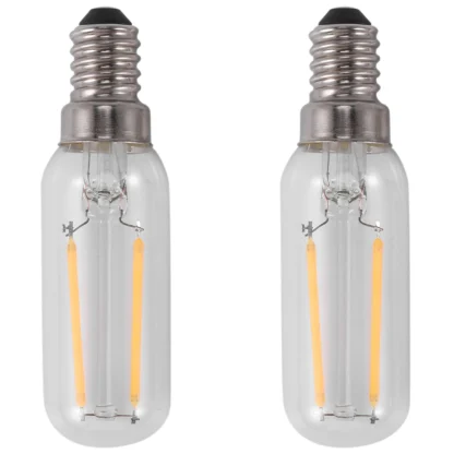 2 bombillas LED E14 3W para extractor de campana extractora, color blanco cálido