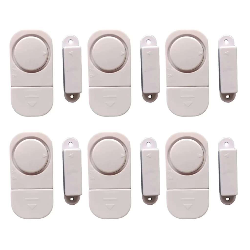 6 set/pack inalámbrico antirrobo apartamento alerta antirrobo puerta alarma ventana para seguridad del hogar Sensor magnético DIY