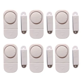 6 set/pack inalámbrico antirrobo apartamento alerta antirrobo puerta alarma ventana para seguridad del hogar Sensor magnético DIY