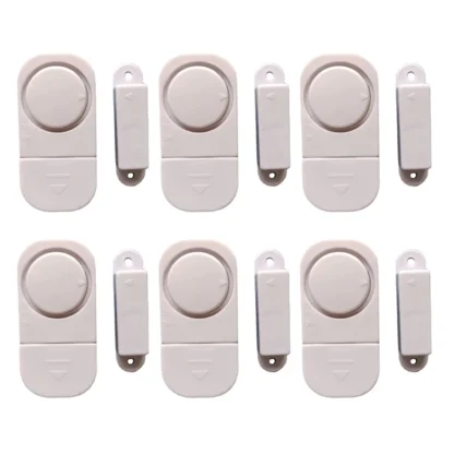 6 set/pack inalámbrico antirrobo apartamento alerta antirrobo puerta alarma ventana para seguridad del hogar Sensor magnético DIY
