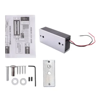 Cerradura electromagnética magnética eléctrica para puerta Dc24v, 60Kg, acceso de entrada de retención Mini