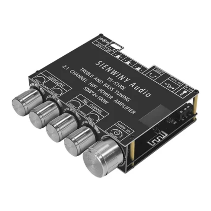 Placa amplificadora para subwoofer YS-S100L Bluetooth 5,0, módulo de placa amplificadora de Audio de 2,1 canales, placa amplificadora de potencia Digital