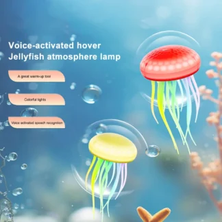 Luz LED nocturna de medusas, tentáculos flexibles, luz de ambiente tipo C, lámpara de noche ambiental de carga para regalos de vacaciones para niños