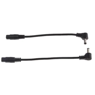 Cable adaptador macho derecho, 2 piezas de alimentación CC, 5,5x2,1mm hembra a 5,5x2,5mm, paquete de 3 a 6 unidades