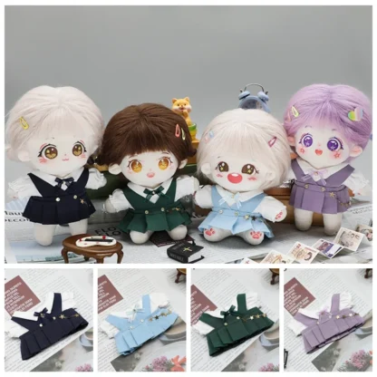 Ropa para muñecas de 20cm, falda con lazo JK rosa, accesorios de ropa para muñecas, Kpop, EXO, Idol de Corea, regalo de muñecas de algodón
