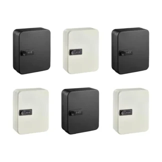 Caja de gabinete con cerradura de combinación para ahorro de espacio, almacenamiento de llaves, organizador de llaves, soporte para casa y hoteles