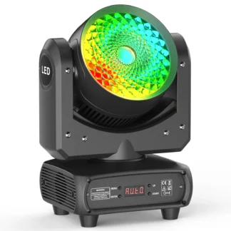 Fieryzeal-luz de cabeza móvil RGBW de 150W, alto brillo, 16 colores, efecto de luz DMX512, 23 canales, Control de sonido, para escenario, discoteca y boda