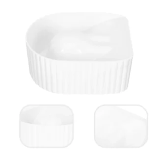 Esmalte de uñas de Gel Soak off Bowl Manicure Hand Clear Tool, tazones de eliminación Manual, blanco