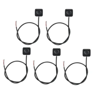 5 uds interruptor momentáneo botón pulsador interruptor de encendido y apagado 12V 24V montaje Mini interruptor de botón