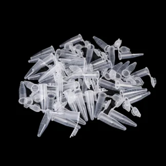 50 Uds. Mini tubos de ensayo de plástico de 1,5 ml, tubo de microcentrífuga, tubos de centrífuga graduados de laboratorio