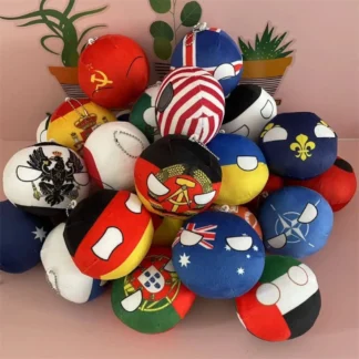 Regalo, muñeco de peluche de bola de campo de 10cm, bola de EE. UU., bolas de campo, colgante de Polonia, juguetes de peluche australianos para niños