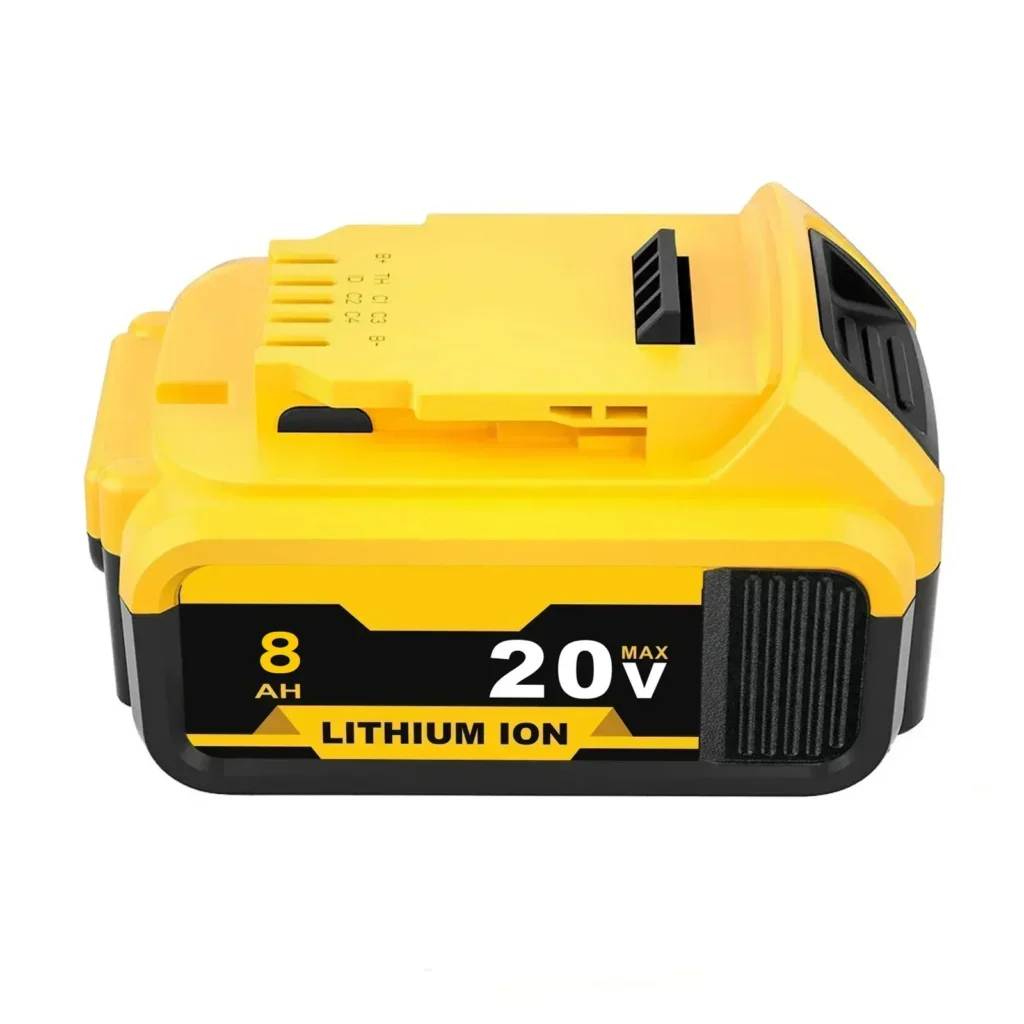 Batería de 20V 18650 8.0Ah DCB200 repuesto de herramientas eléctricas de 18V batería de litio para DeWalt 20V DCB186 DCB206 DCB203 DCB180 DCD985B