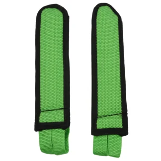 1 par de correas para pedales, correas para pedales, correas para pedales para niños, correas para pedales de bicicleta, correas para pies de bicicleta (verde)