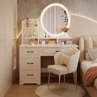 Tocador moderno minimalista para dormitorio, mesa de maquillaje de celebridades de Internet, nuevo armario de maquillaje para dormitorio principal
