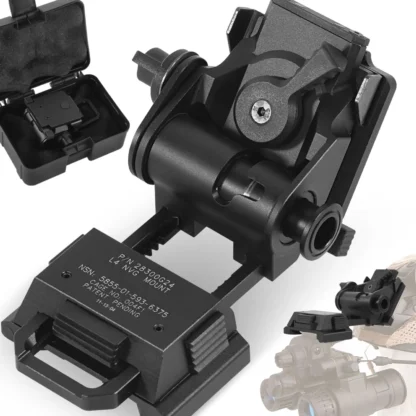 Soporte de montaje para casco BOOIU Metal L4G24 NVG, soporte para gafas de visión nocturna, soporte para casco táctico para deportes al aire libre para PVS15/18