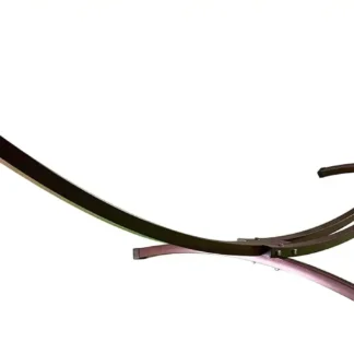 Soporte para hamaca de arco de acero galvanizado con recubrimiento en polvo para interiores/exteriores de 15 pies. Soporte más fuerte para cama de hamaca individual/doble. (Marrón)