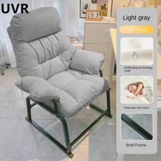 UVR-Silla de doble uso para adultos, tumbona suave y cómoda para sentarse, puede dormir, plegable, para el hogar