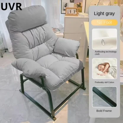 UVR-Silla de doble uso para adultos, tumbona suave y cómoda para sentarse, puede dormir, plegable, para el hogar