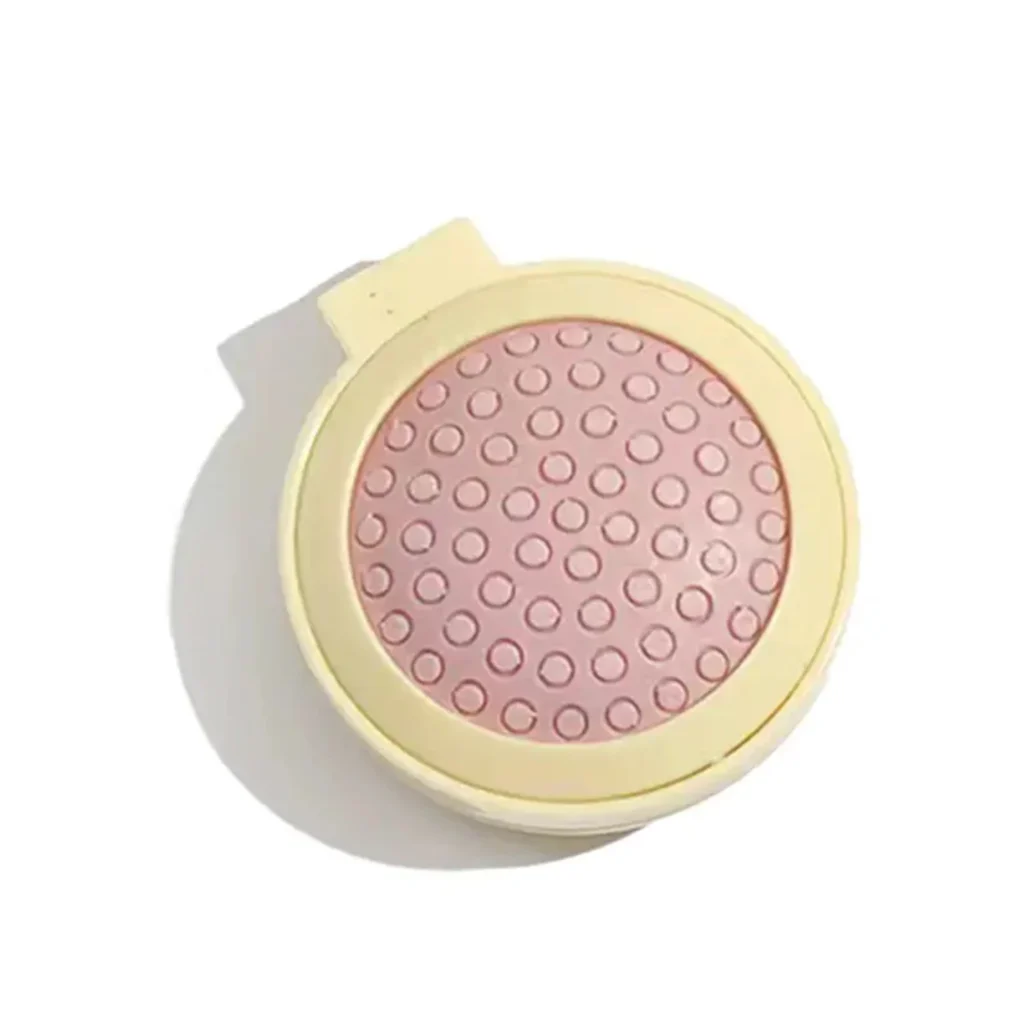 Cepillo de pelo de masaje plegable portátil compacto con espejo, peine pequeño de tamaño de bolsillo de viaje para uso en movimiento, ligero y conveniente