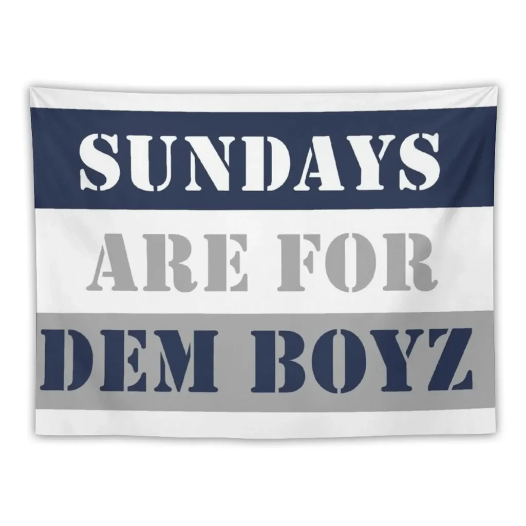 Los domingos son para DEM BOYZ Tapiz Adornos de habitación Tapiz decorativo de pared