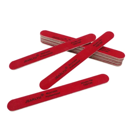 10 unids/lote lima de uñas Buffer tablero de esmeril 100/180 limas de uñas de grano para uñas naturales/acrílicas pedicura accesorios y herramientas de manicura