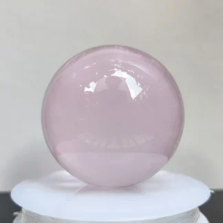 Fengshui-bola de cristal rosa para decoración del hogar, 60mm, decoración de sala de estar, bola redonda transparente, bola mágica de cristal