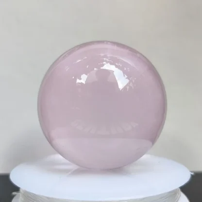 Fengshui-bola de cristal rosa para decoración del hogar, 60mm, decoración de sala de estar, bola redonda transparente, bola mágica de cristal