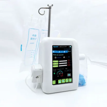 Sistema de terapia de heridas a presión negativa con dispositivo NPWT de instilo de riego con 2 juegos de kit de vendaje y recipiente desechable de 2 piezas