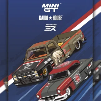 Preventa MINIGT 874 KHMG153 1:64 Silverado Sumatran Rhino Capri Hot Rod Shadow Puppet Diecast modelo de coche Kaido House