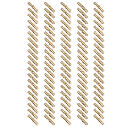 100 Uds. Bisagras de barril ocultas de latón joyería cajas de madera gabinete bisagra Invisible para muebles 4X20mm