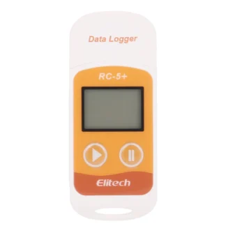 RC-5+ PDF Registrador de datos de temperatura USB Grabadora reutilizable 32000 puntos para refrigeración, transporte de cadena de frío