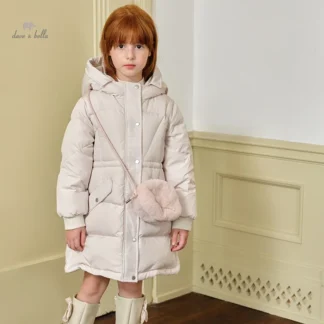 Chaqueta de plumón acolchada para niños y niñas, abrigo largo de moda para fiesta al aire libre, impermeable, DK4237250, invierno, 2023