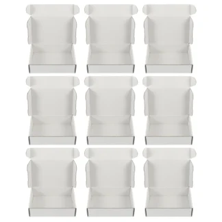 20 piezas cajas exprés embalaje avión almacenamiento paquete corrugado sobres publicitarios