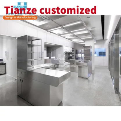 Muebles de diseño de Clínica Veterinaria, Centro de Hospital de animales, personalizado, construir clínica veterinaria