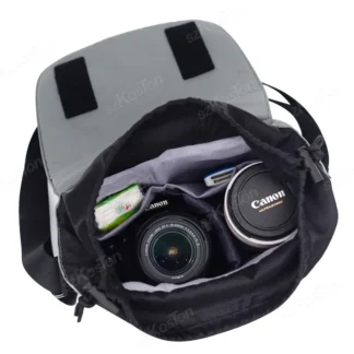 Bolso de hombro versátil para cámara, bolsa de mensajero de viaje para fotografía, accesorios portátiles, bolsa de viaje DSLR para Sony Canon