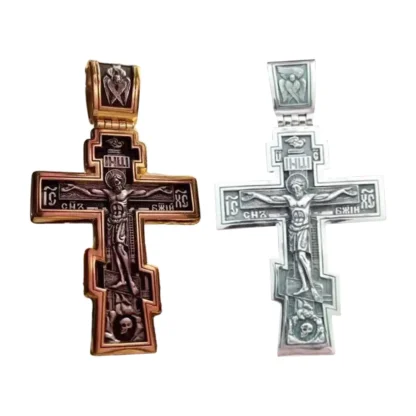 Collar con colgante de cruz de Jesús para hombres, regalos Vintage, Retro, para aniversario, uso diario, cumpleaños, graduación y Graduación