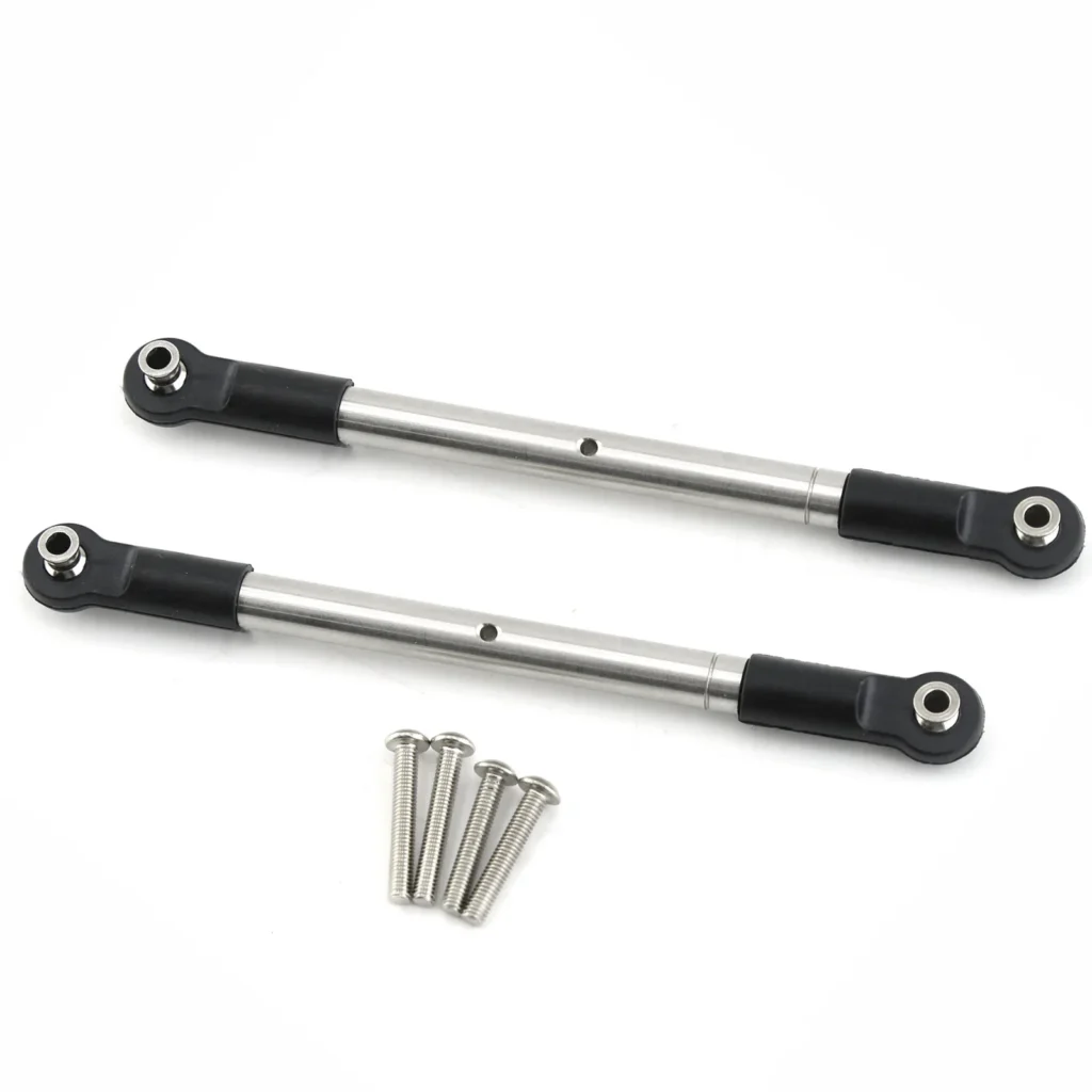 Rront-varilla de tracción ajustable con dientes de dirección, herramienta de reparación de automóviles RC de acero X2.0 304 para TRAXXAS 1/10 MAXX W/WIDEMAXX MONSTER TRUCK-89086