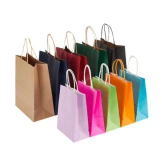 Bolsa de papel Kraft, producto personalizado, fabricación de bolsas de papel baratas