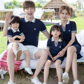 Trajes familiares a juego, Vestido de playa para mamá, hija, papá e hijo, camiseta y pantalones cortos a juego, traje de vacaciones para pareja, vestido familiar de verano