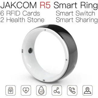 JAKCOM-anillo inteligente R5, Unidad de etiqueta nfc de metal, rfid, pista m, khz, micro chip ic regrabable, tarjeta de programa uhf, recién llegado