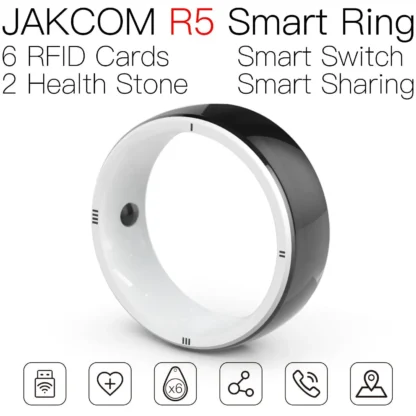 JAKCOM-anillo inteligente R5, Unidad de etiqueta nfc de metal, rfid, pista m, khz, micro chip ic regrabable, tarjeta de programa uhf, recién llegado