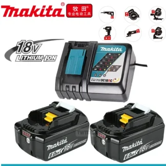 Batería recargable de iones de litio para Makita, pila Original de repuesto para taladro de 18V, 6000mAh, BL1860, BL1830, BL1850, BL1860B