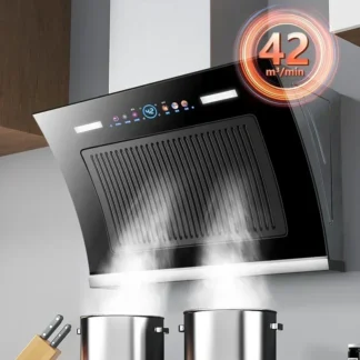 Campana extractora eficiente de buena esposa de 220 V con dos motores y excelente rendimiento de extracción de humo