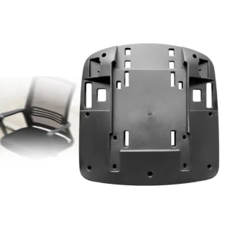 Reemplazo de carcasa de asiento de silla de escritorio, piezas de reparación ergonómicas negras, Base de silla de ordenador para sala de trabajo de empresa, Internet y cafetería