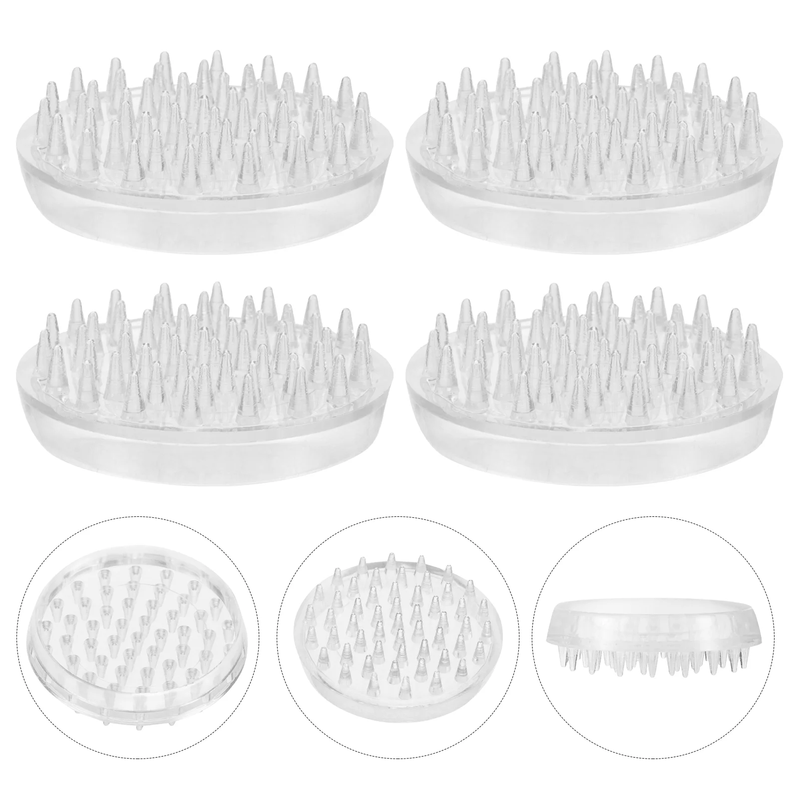 4 Uds. Almohadillas para patas de silla, alfombrilla para muebles, alfombras, tapón deslizante para sofá, antideslizante para suelos de madera dura