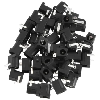 45 Uds toma de corriente CC 2,1mm x 5,5mm montaje PCB tipo barril DC-005