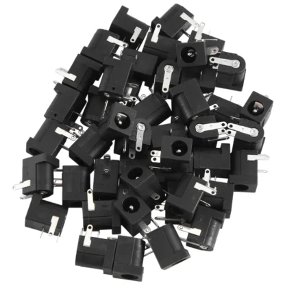 45 Uds toma de corriente CC 2,1mm x 5,5mm montaje PCB tipo barril DC-005