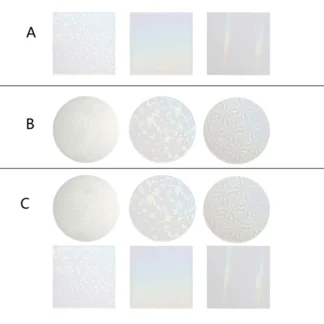Incrustaciones moldes holográficos para moldes resina epoxi para decoración posavasos DIY K3KF