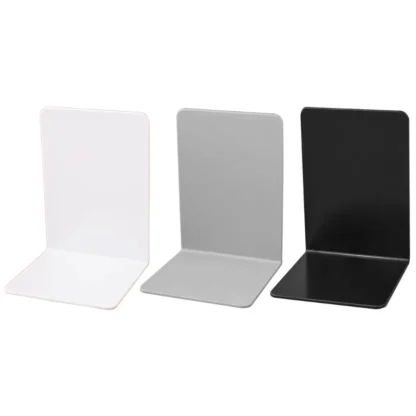 Sujetalibros en forma L Sujetalibros decorativos Sujetalibros Soportes para libros Estante Soporte para libros